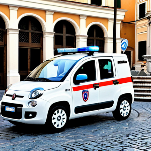 Home 14 Teamwork in a Piazza**
"A team of emergency vehicles, resembling Robocar Poli characters but with Italian vehicle designs (e.g., a Fiat Panda ambulance), are helping clean up a piazza after a minor earthquake. Fully clothed civilians are assisting. The piazza features classic Italian architecture, a fountain, and cobblestone streets. Safe for work, appropriate content, fully clothed, professional illustration, perfect anatomy, natural proportions, family-friendly."
**