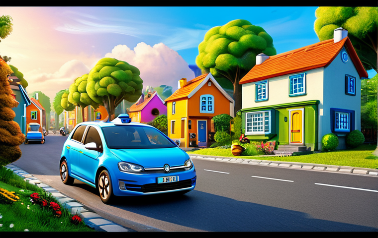 **
"Robocar Poli fanart, action pose, Broomstown background with colorful houses and trees, Amber and Roy in the scene, dynamic lighting, vibrant colors, digital painting, high detail, safe for work, appropriate content, fully clothed, professional."
**