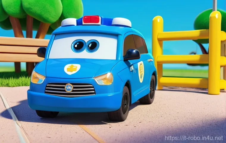 로보카폴리 명장면 - **Prompt: The Power of Teamwork in Rescue**
    A vibrant, dynamic illustration depicting the Roboca...