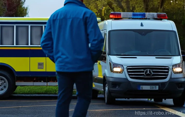 로보카폴리와 안전 사고 예방 - A vibrant, illustrative scene featuring a cheerful 7-year-old Italian boy and his 6-year-old sister,...