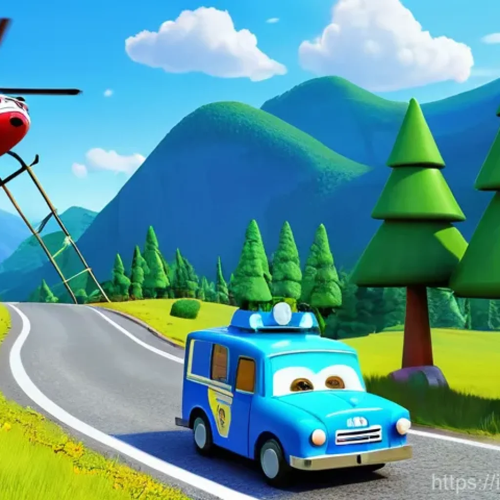 로보카폴리의 장점과 단점 - **Prompt 1: Robocar Poli Team in Action - Mountain Road Rescue**
    "A vibrant, cheerful 3D animate...