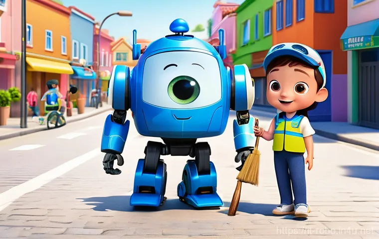 로보카폴리 OST 가사 - **Prompt:** A heartwarming and vibrant scene inside a cozy, well-lit living room. A diverse family, ...