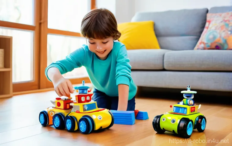 로보카폴리와 어린이 라이프스타일 - **Image Prompt 1: Imaginative Rescue Play with Robocar Poli**
    A group of two Italian children, a...